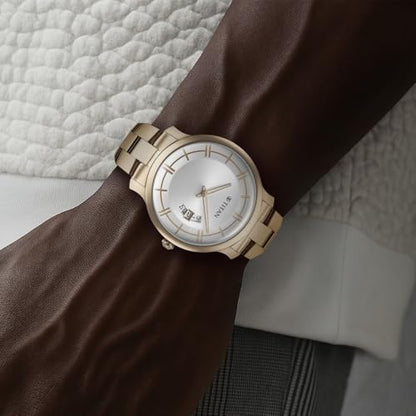 Titan Classic Distincta Quartz Analog with Date Silver Dial Rose Gold S- image 7