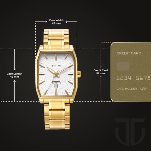 Titan Regalia Analog with Day and Date Opulent White Dial Watch for Men- image 6