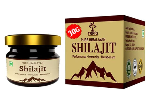 Trivang by Vedrisi Original Himalayan Shilajit/Shilajeet Resin Resin 30G Pack