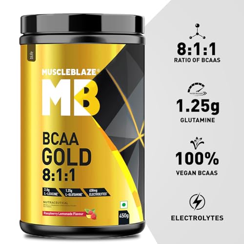 MuscleBlaze BCAA Gold 8:1:1 with Higher Leucine, Electrolytes, Glutamin- image 6