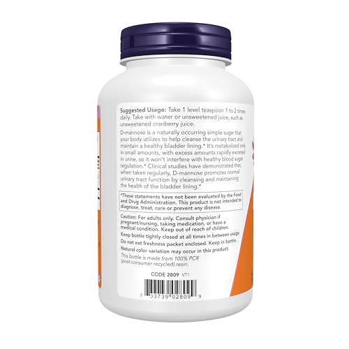 Now Foods D-Mannose Pure Powder, 170 g