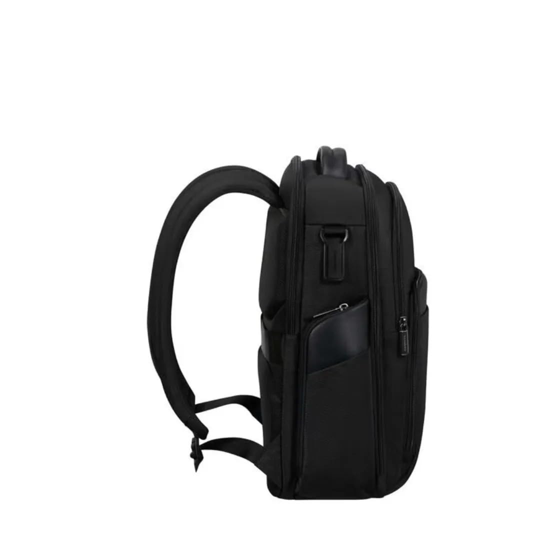 Samsonite Evosight 14.1 inch Laptop Compatibility 95% RECYCLED PET 5% PU Backpack for Office in Black