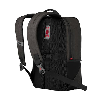 WENGER, MX Reload 14 Inch Backpack, 17 Liters Heather Grey Swiss Designed-Blend of Style and Function, 611643