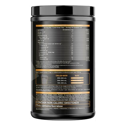 MuscleBlaze BCAA Gold 8:1:1 with Higher Leucine, Electrolytes, Glutamin- image 4