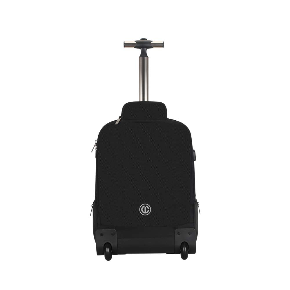 Carlton Hampshire 05 29 Ltrs Black Laptop Trolley Backpack