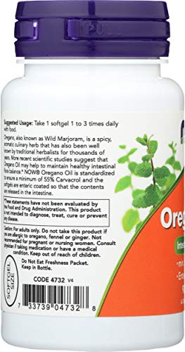 Now Foods OREGANO OIL ENTERIC COATED Softgels- image 4