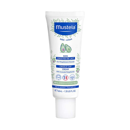 Mustela Stelaker/Cradle Cap Cream - 40ml/1.3oz - Gentle Solution for Cradle Cap