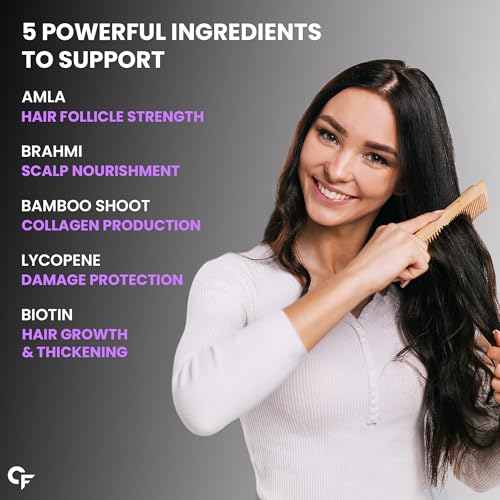 Carbamide Forte Biotin for Hair Growth with Amla, Brahmi & Bamboo Extra- image 9