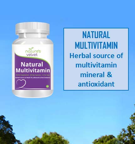 nature's velvet Natural Multivitamins, Minerals and Antioxidants, 60 Veg Capsules