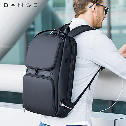 BANGE Water Resistant Anti-Theft Unisex Travel Laptop Backpack With Usb- image 9