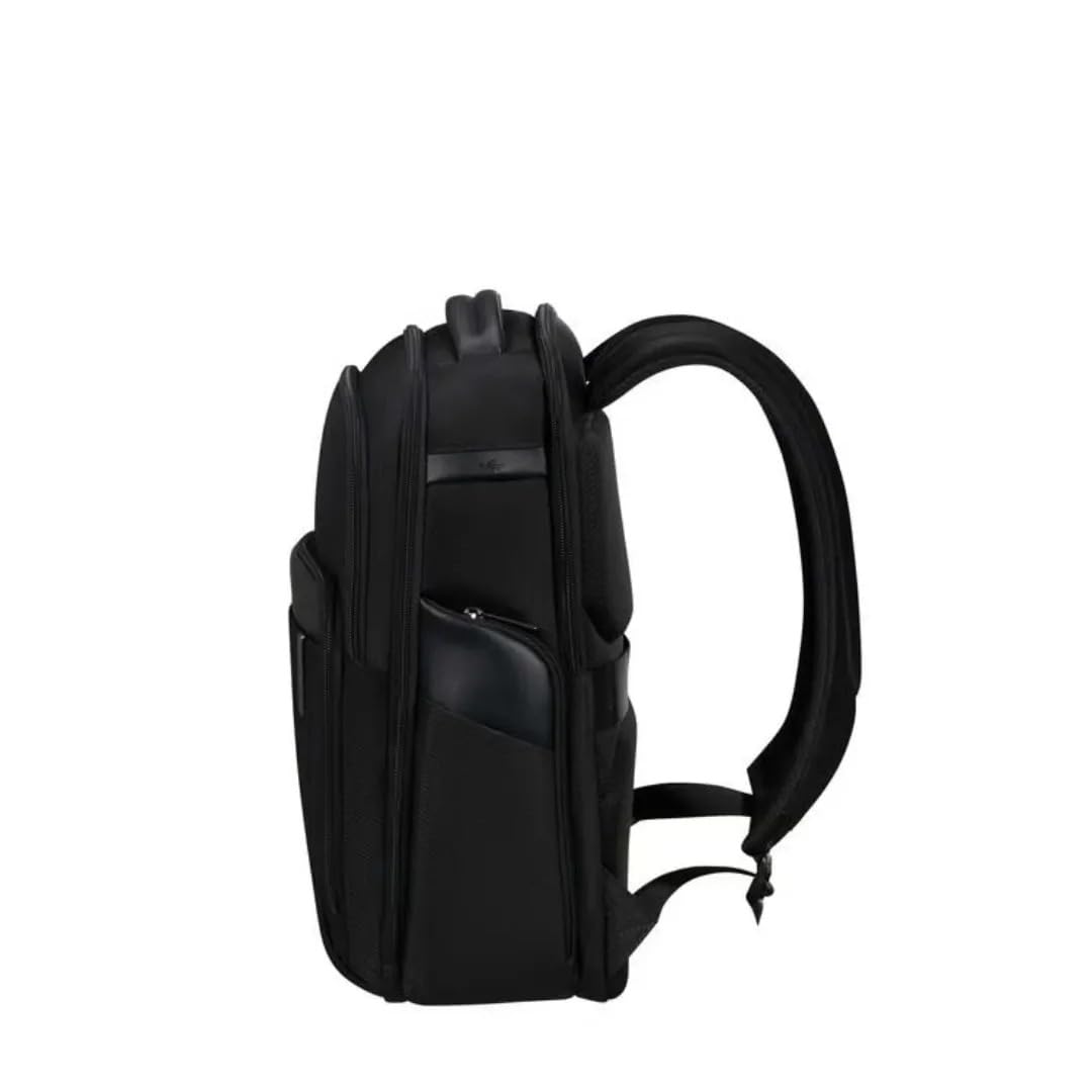Samsonite Evosight 14.1 inch Laptop Compatibility 95% RECYCLED PET 5% PU Backpack for Office in Black