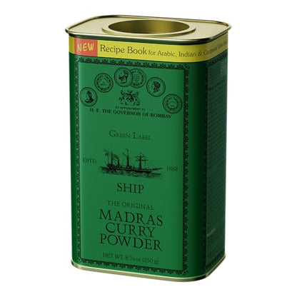 SHIP The Original Madras Curry Powder 250g | 15+ Indian Spice Blend for Veg & Non-Veg Curries | Indian Curry Masala Powder for Cooking | Sabzi & Biryani Masala | Natural & Gluten-Free