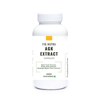 FounditGood FiG Nutra’s AGK Extract Capsules | Herbal Immune Support Supplement | Amla, Giloy, Kalmegh Extracts Blend | 60 Veg Capsules