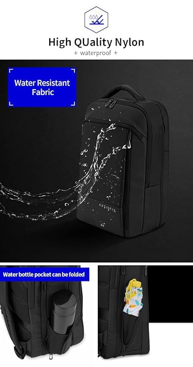 Artistix Archer Expandable | Multifunctional Laptop Bag | Travel Bag Pack | Anti Theft Backpack for Office, Business (35 Litre, 15.6 Inch)