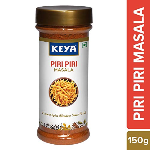 Keya Piri Piri Masala | Exotic Spices Blend For French Fries | An All Purpose Seasoning, Perfect for Pop Corn, Pasta, Fries | 150gm