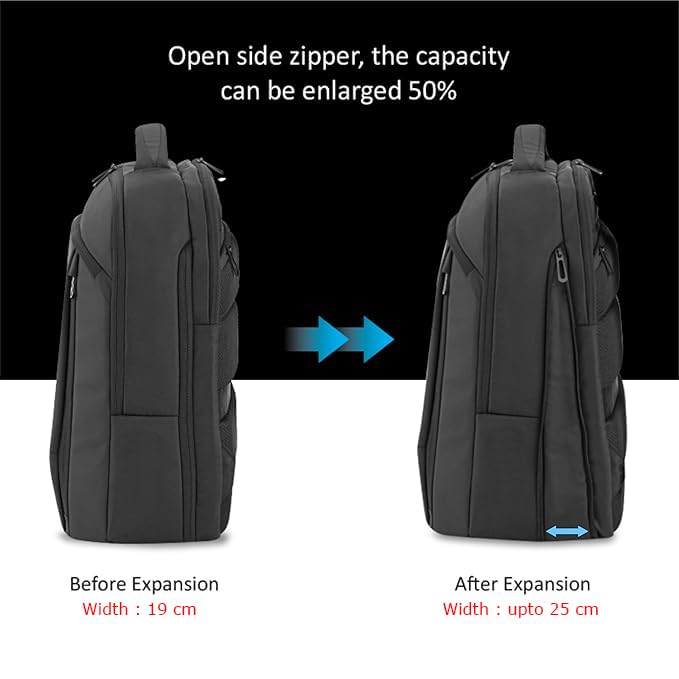 Artistix Archer Expandable | Multifunctional Laptop Bag | Travel Bag Pack | Anti Theft Backpack for Office, Business (35 Litre, 15.6 Inch)