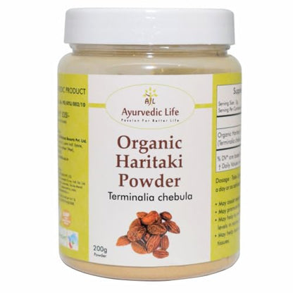 Ayurvedic Life Organic Haritaki Powder 200 gms Pack of 1