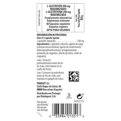 Solgar Reduced L-Glutathione Veggie Capsules 250Mg - 60 Capsules- image 2