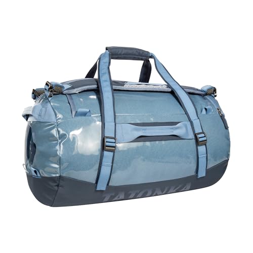 Tatonka Unisex-Adult Durable Travel Bag with Stowable Backpack Shoulder Straps, Elemental Blue, 45 L, Durable Travel Bag With Stowable Backpack Shoulder Straps