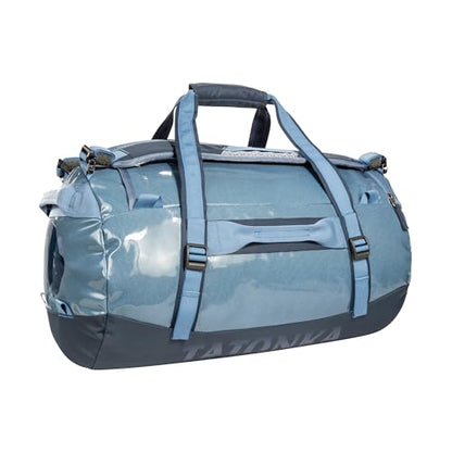 Tatonka Unisex-Adult Durable Travel Bag with Stowable Backpack Shoulder Straps, Elemental Blue, 45 L, Durable Travel Bag With Stowable Backpack Shoulder Straps