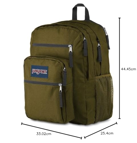 JANSPORT 34 Litres Js0A47Jk7G3 Big Student Backpack (Army Green)- image 2