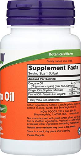 Now Foods OREGANO OIL ENTERIC COATED Softgels- image 3
