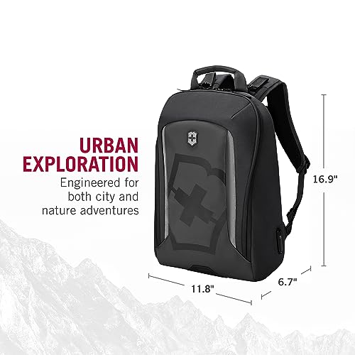 Victorinox Touring 2.0 City Backpack with 15" Laptop Compartment, Black