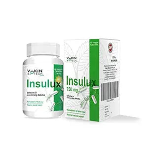 Vokin Biotech Herbal Insulux, 750mg (60 Capsules)