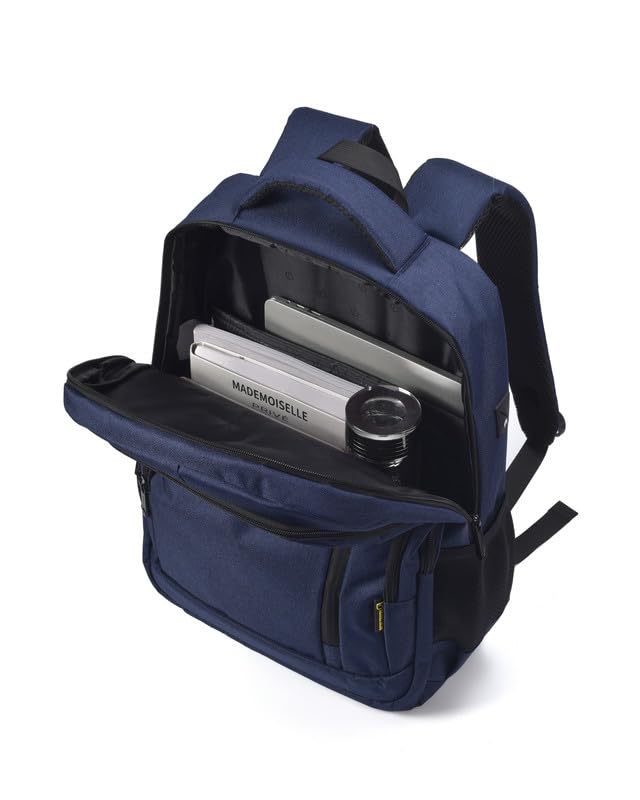 Travel Blue Vanguard Executive 15.4 Inches laptop Compartment, 25 L Casual Backpack,Organizer Pocket for Men Women Boys Girls Navy Blue