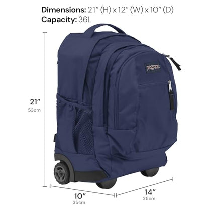 Jansport Unisex Navy Backpack - JTN89003-NAVY-X