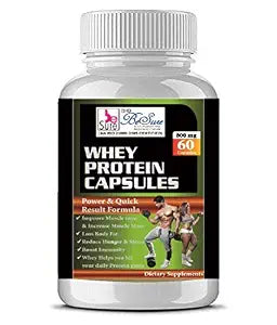 BeSure 100% Whey Protein Capsules-Gain Lean Muscle
