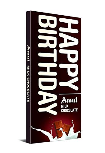 Amul Milk Chocolate - Happy Brithday, 150 g
