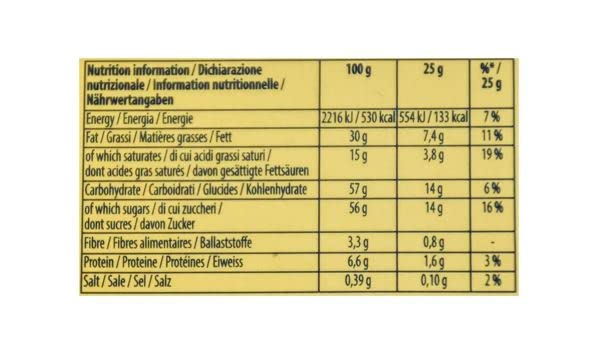 Toblerone of Switzerland Crunchy Almonds Swiss Milk Chocolate with Honey and Almond Nougat & Salted Caramelised Almonds, 100 Gram