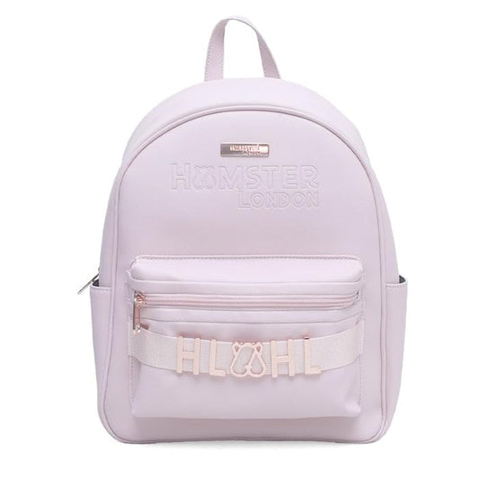 HAMSTER London Melissa Backpack Pink Stylish & Spacious Backpack for Girls, Kids & Teens