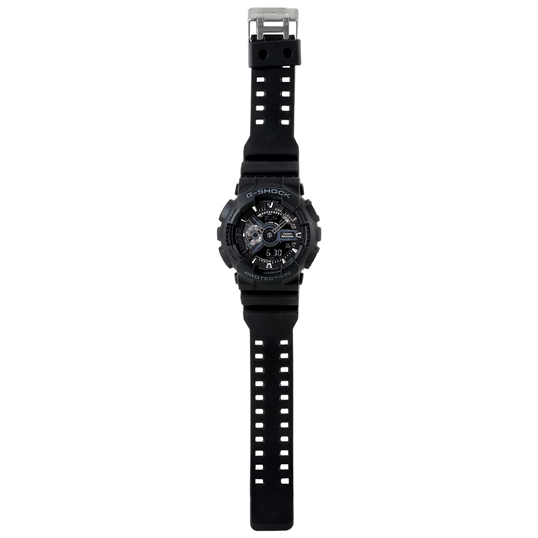 Casio G-Shock GA-110-1BDR Black Analog-Digital Dial Black Resin Strap Men's Watch Shock and 200M Water Resistant G317