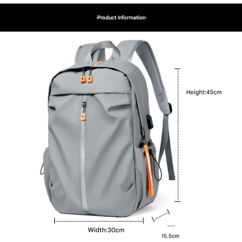 FENSIR® Men's Large Capacity Waterproof Computer Backpack Casual Student Schoolbag Simple Travel Bag