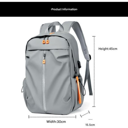 FENSIR® Men's Large Capacity Waterproof Computer Backpack Casual Student Schoolbag Simple Travel Bag