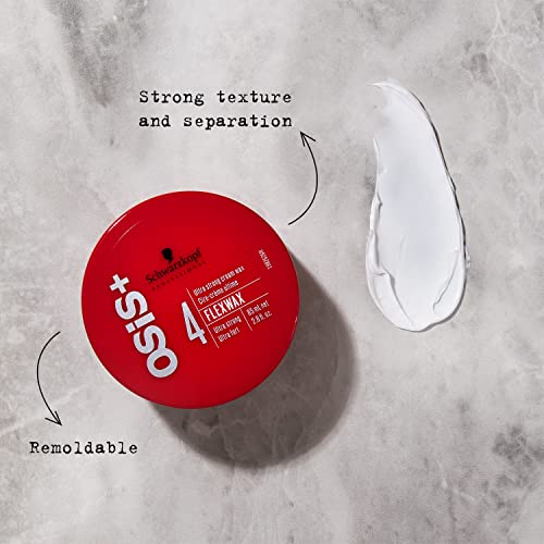 OSiS+ Schwarzkopf Professional + Flexwax Hairwax for Men | For Natural Shine & Finish| 85ml