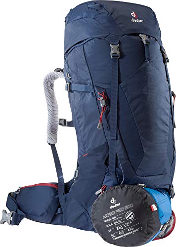 DEUTER Unisex Futura Vario 45+10 Sl Hiking & Trekking Rucksack Bag, 55 Litres, Blue