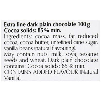 Lindt Excellence Dark 85% Cocoa, 100 g