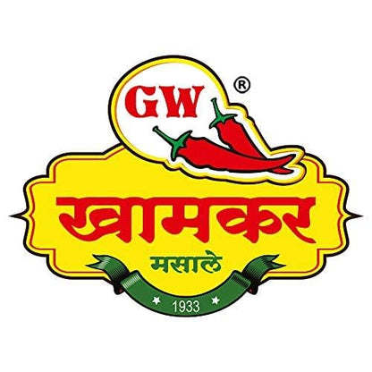 G W Khamkar Special Chicken Mutton Masala, Special for Meat, Meat Masale, Indian Spices, Tasty Maharashtrian Recipe, for Curry,traditionally Pounded, 185 Gm (Pack of 1)