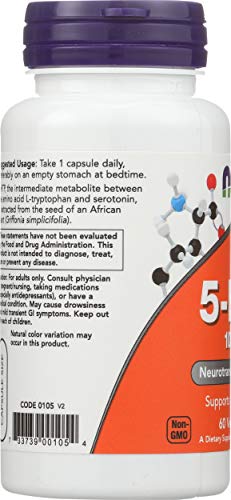 Now Foods 5-Htp, 60 Vcaps 100 mg- image 3