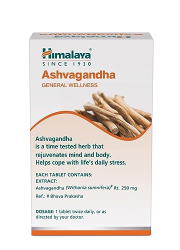 Himalaya Ashvagandha - 120 Tablets | Stress Relief | Rejuvenates Mind & Body | Improves Strength & Energy | General Wellness