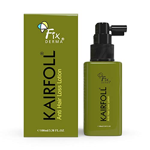 Fixderma Kairfoll Anti Hair Loss Lotion Spray | Amino Acid Lotion for Women & Men | Peptides for Hair | Lotion To Soothe Itchy & Irritated Scalp - 100 ML