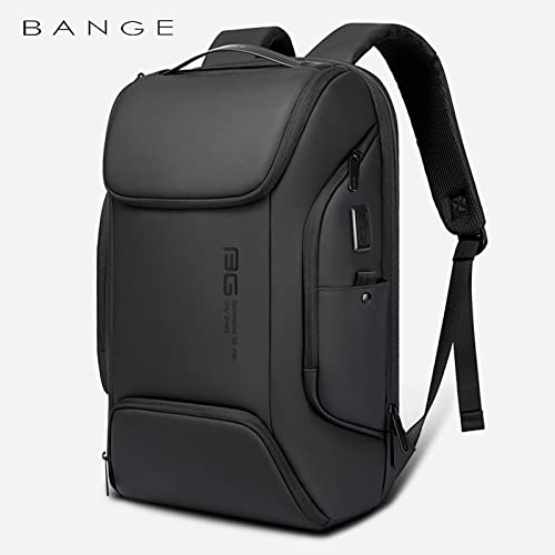 Red Lemon Bange Panther Waterproof Polyester Anti-Theft Unisex Travel Laptop Backpack For Men's And Women's With Usb Charging Port (Black) (Medium Size), 21 Litre