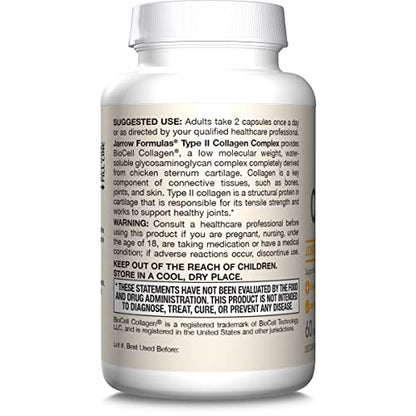 Jarrow Formulas Type 2 Collagen Complex 500Mg - 60 Capsules- image 2