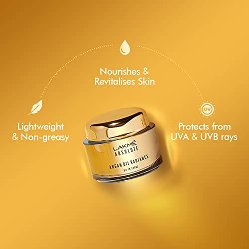 Lakme Absolute Argan Oil Radiance Overnight Oil-In-Creme, 50 g