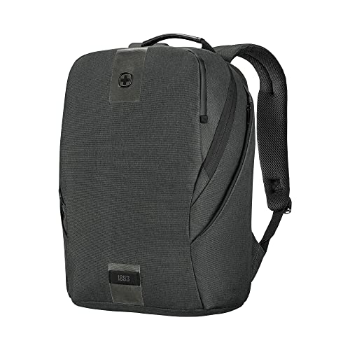 WENGER, MX ECO Light, 16 Inch Laptop Backpack, 20 Liters Charcoal, Swiss Designed-Blend of Style and Function, 612262