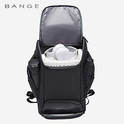 Red Lemon Bange Panther Waterproof Polyester Anti-Theft Unisex Travel Laptop Backpack For Men's And Women's With Usb Charging Port (Black) (Medium Size), 21 Litre
