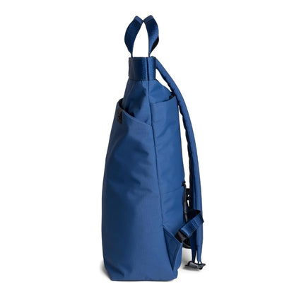 DailyObjects Water Resistant Pivot Carrypack Bag for Men & Women|Fits 13/14/15.6 inch Laptop/Macbook Pro/Air|Lightweight| Backpack (21L)|Office Use/Travel|Multi Pocket|Adjustable Shoulder Strap (Blue)